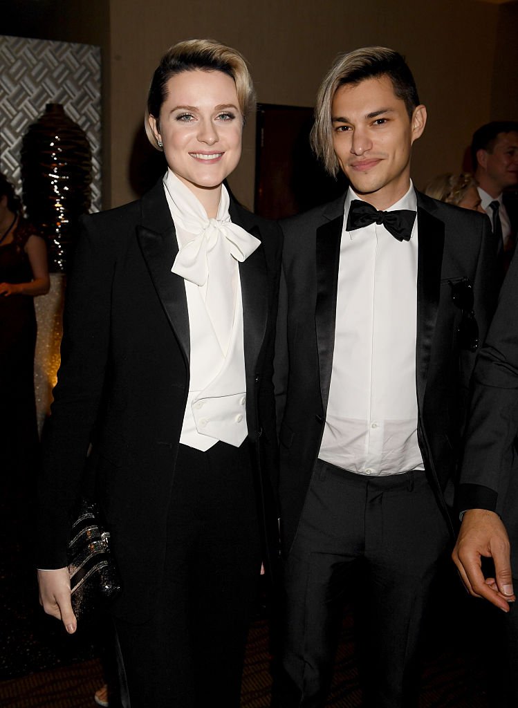 Image Source: Getty Images/Jeff Kravitz/Actress Evan Rachel Wood and actor Zach Villa attend HBO's Official Golden Globe Awards After Party at Circa 55 Restaurant on January 8, 2017