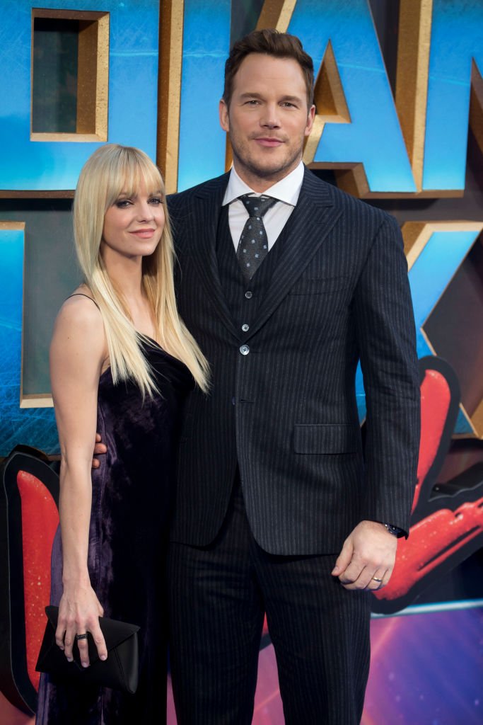 Image Source: Getty Images/Julian Parker/Anna Faris and Chris Pratt attend the European Gala Screening of 'Guardians of the Galaxy Vol. 2' at Eventim Apollo on April 24, 2017