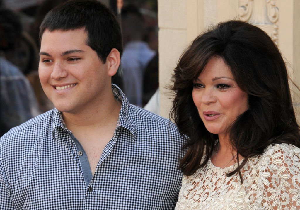 Image Credit: Getty Images / Actress Valerie Bertinelli (R) and son Wolfgang Van Halen as Valerie Bertinelli is honored on the Hollywood Walk Of Fame held on August 22, 2012 in Hollywood, California.