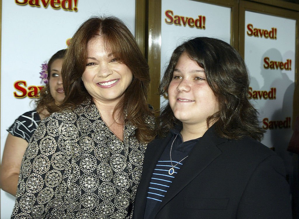 Image Credit: Getty Images / Actress Valerie Bertinelli (L) and her son Wolfgang arrive at the premiere of United Artists "Saved" at the National Theatre on May 13, 2004 in Los Angeles.