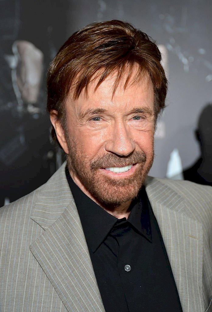 Image Credit: Getty Images/Frazer Harrison | Chuck Norris arrives at Lionsgate Films' "The Expendables 2"