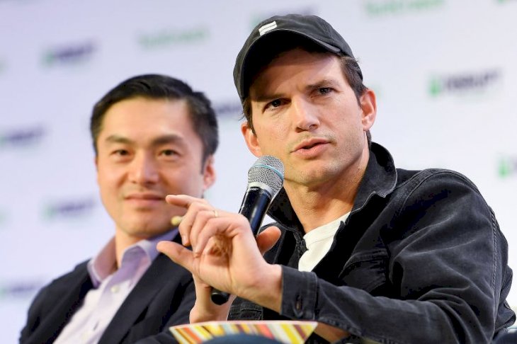 Image Credits: Getty Images / Steve Jennings | Alfred Lin and Ashton Kutcher.