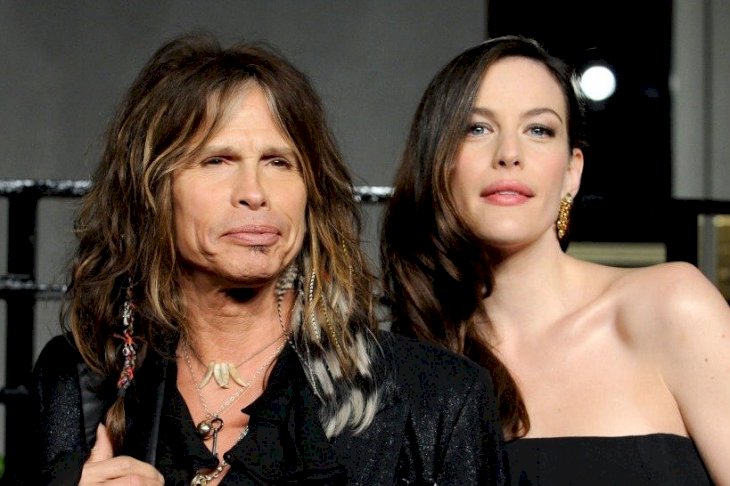 Image Credit: Getty Images / Liv Tyler with her father, Steven Tyler.
