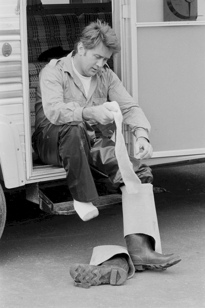 Image Credit: Getty Images / Martin Sheen in his trailer.