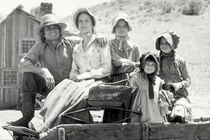 Image Credit: Getty Images/Bettmann | The cast of Little House on the Prarie in 1974