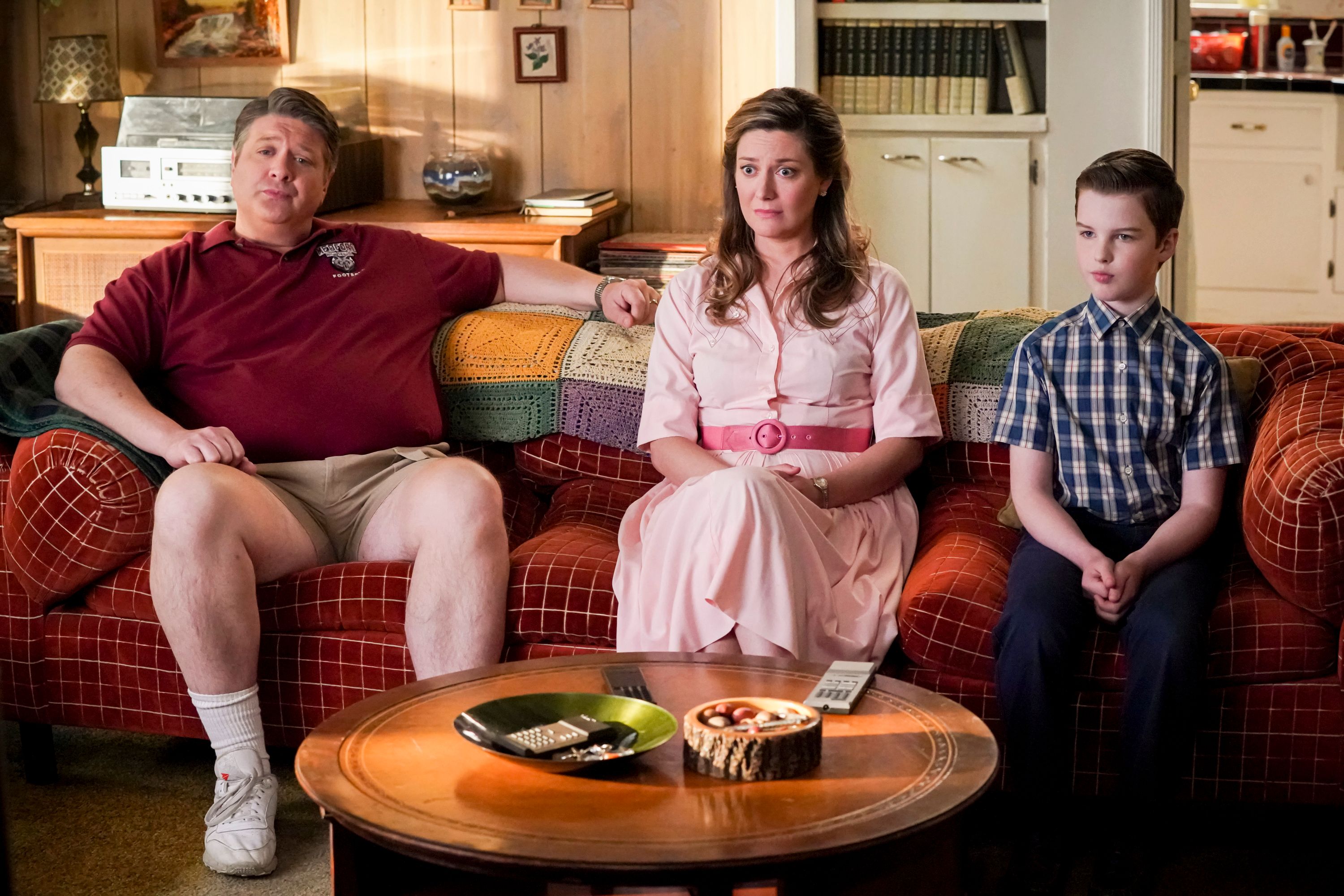 Iain Armitage, Lance Barber, Zoe Perry - Young Sheldon season 2/Photo:Getty Images