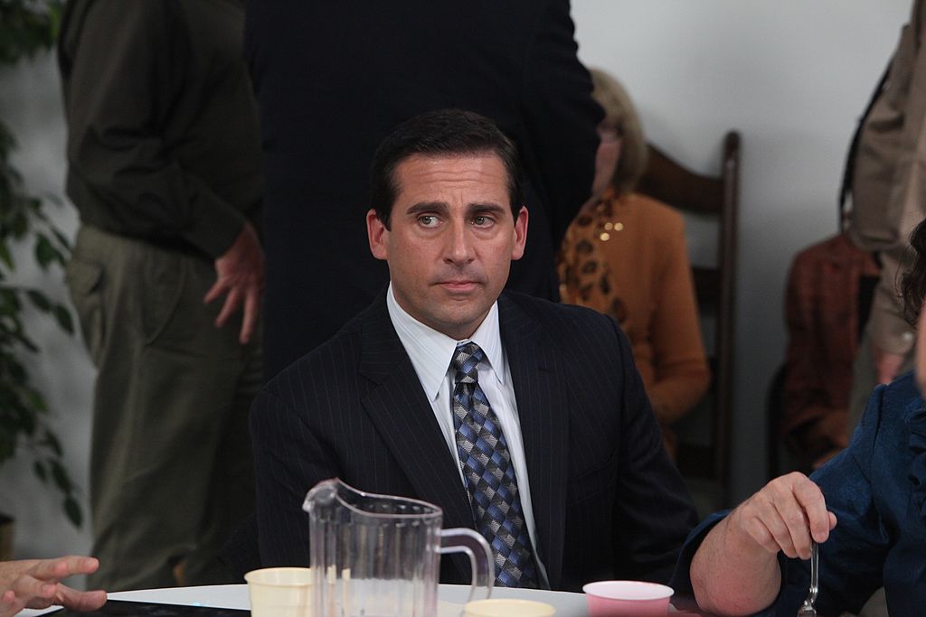 Image Credit: Getty Images / Actor Steve Carell on set for the series, The Office.