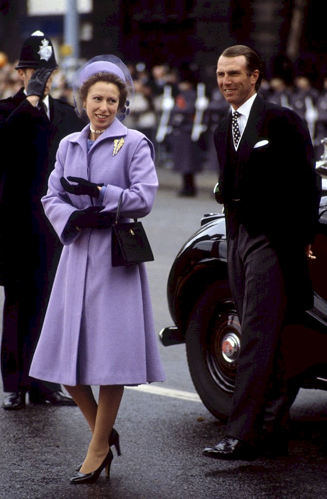 Image Credits: Getty Images / David Levenson | Princess Anne and Captain Mark Phillips arriving at Westminster Pier on November 16, 1982 with other Royal's to welcome Queen Beatrix of the Netherlands for a State Visit. Image Credits: Getty Images / David Levenson | Princess Anne and Captain Mark Phillips arriving at Westminster Pier on November 16, 1982 with other Royal's to welcome Queen Beatrix of the Netherlands for a State Visit.