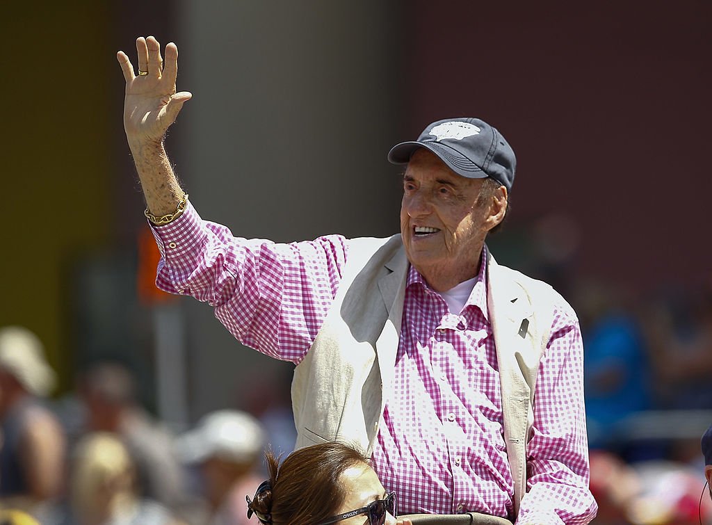 Image Source: Getty Images/Michael Hickey| Jim Nabors attends the 2014 IPL 500 Festival Parade during the 2014 Indy 500 Festival at on May 24, 2014