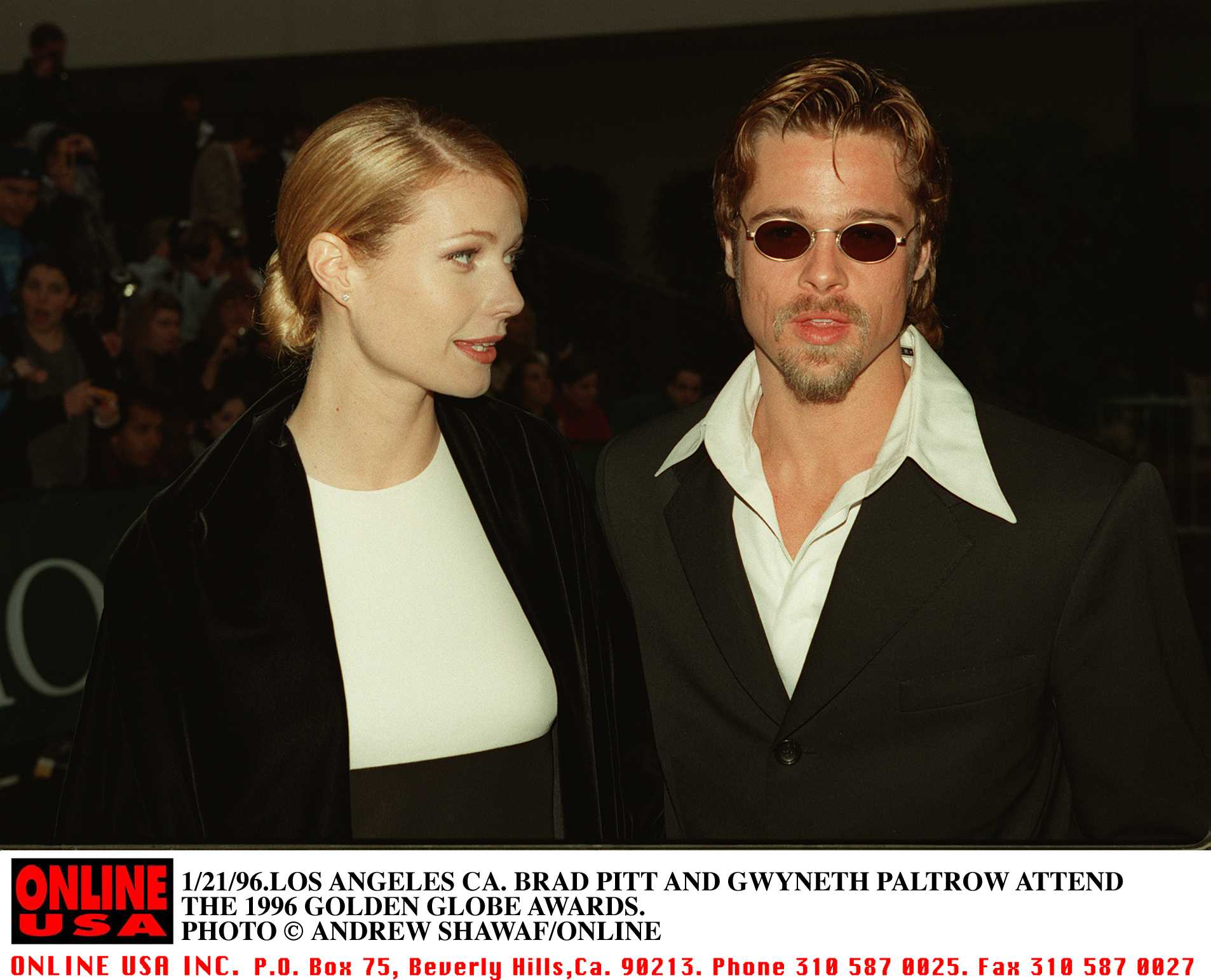 Image Credits: Getty Images / Hulton Archive / Andrew Shawaf / Online USA | Brad Pitt and Gwyneth Paltrow. Image Credits: Getty Images / Hulton Archive / Andrew Shawaf / Online USA | Brad Pitt and Gwyneth Paltrow.