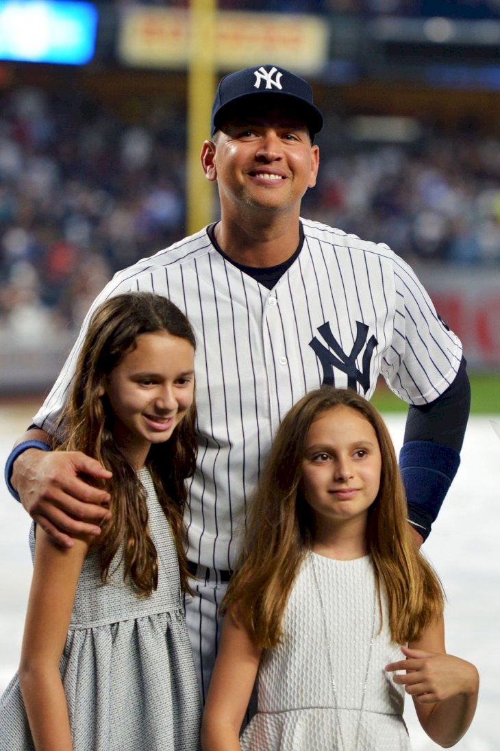 Alex Rodriguez and his children Natasha and Ella/Photo:Getty Images
