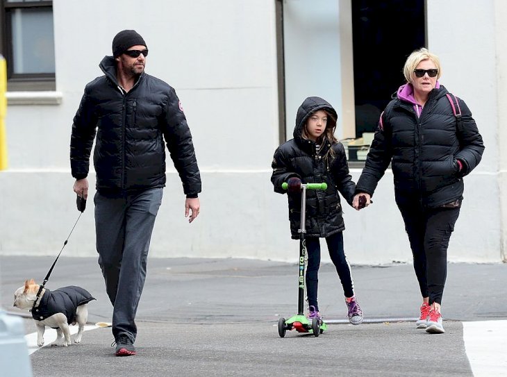 Image Credit: Getty Images / Deborra-lee Furness and Hugh Jackman with their daughter, Ava.