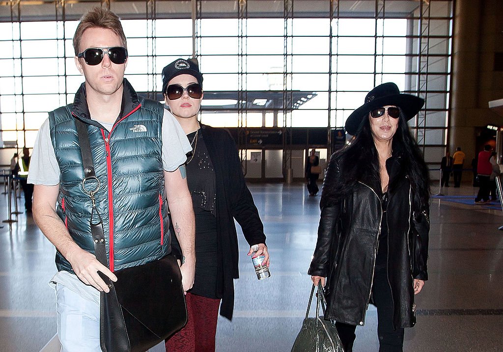 Image Source: Getty Images/GVK/Bauer-Griffin/DECEMBER 10: Cher and her son Elijah Blue Allman is seen at LAX Image Source: Getty Images/GVK/Bauer-Griffin/DECEMBER 10: Cher and her son Elijah Blue Allman is seen at LAX