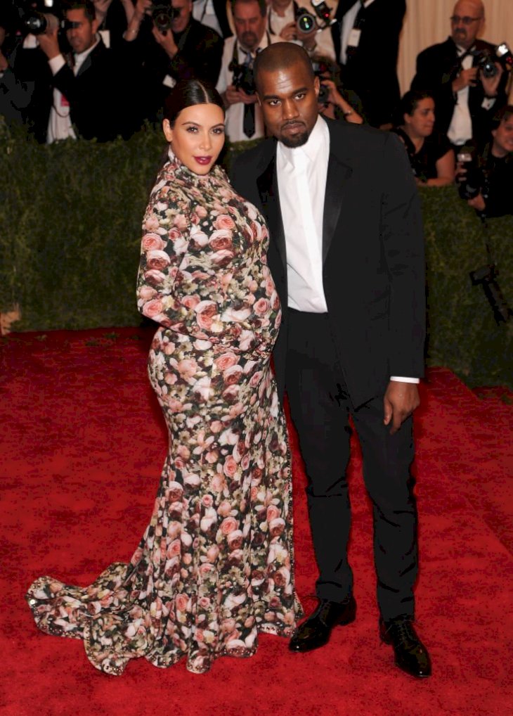 Image Credit: Getty Images / Kanye West and Kim Kardashian are photographed at the Met Gala.