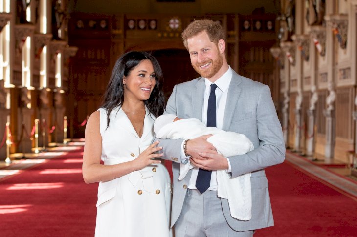 Image Credit: Getty Images / Archie Mountbatten-Windsor with his parents, the Duke and Duchess of Sussex.