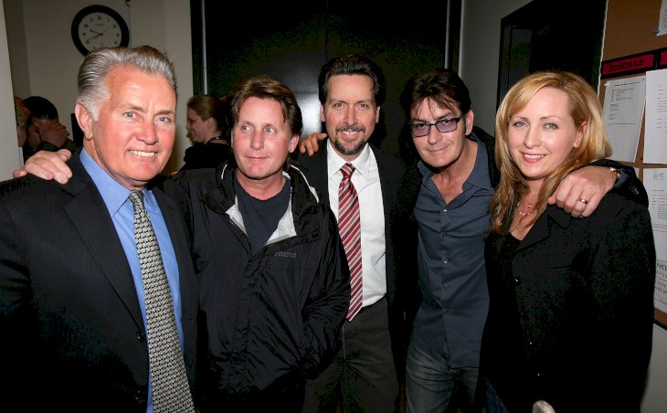 Image Credit: Getty Images / Martin Sheen and all four of his children at an event.