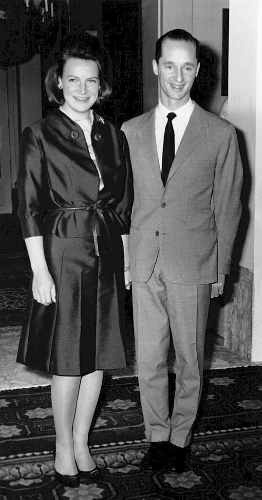 Image Credit: Getty Images / Princess Irene and her husband Prince Carlos Hugo, duke of Parma leaving the Palace Soestdijk, on February 8, 1964 in Baarn, Netherlands.