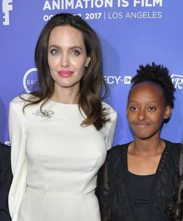 Angelina with Zahara / Getty Images