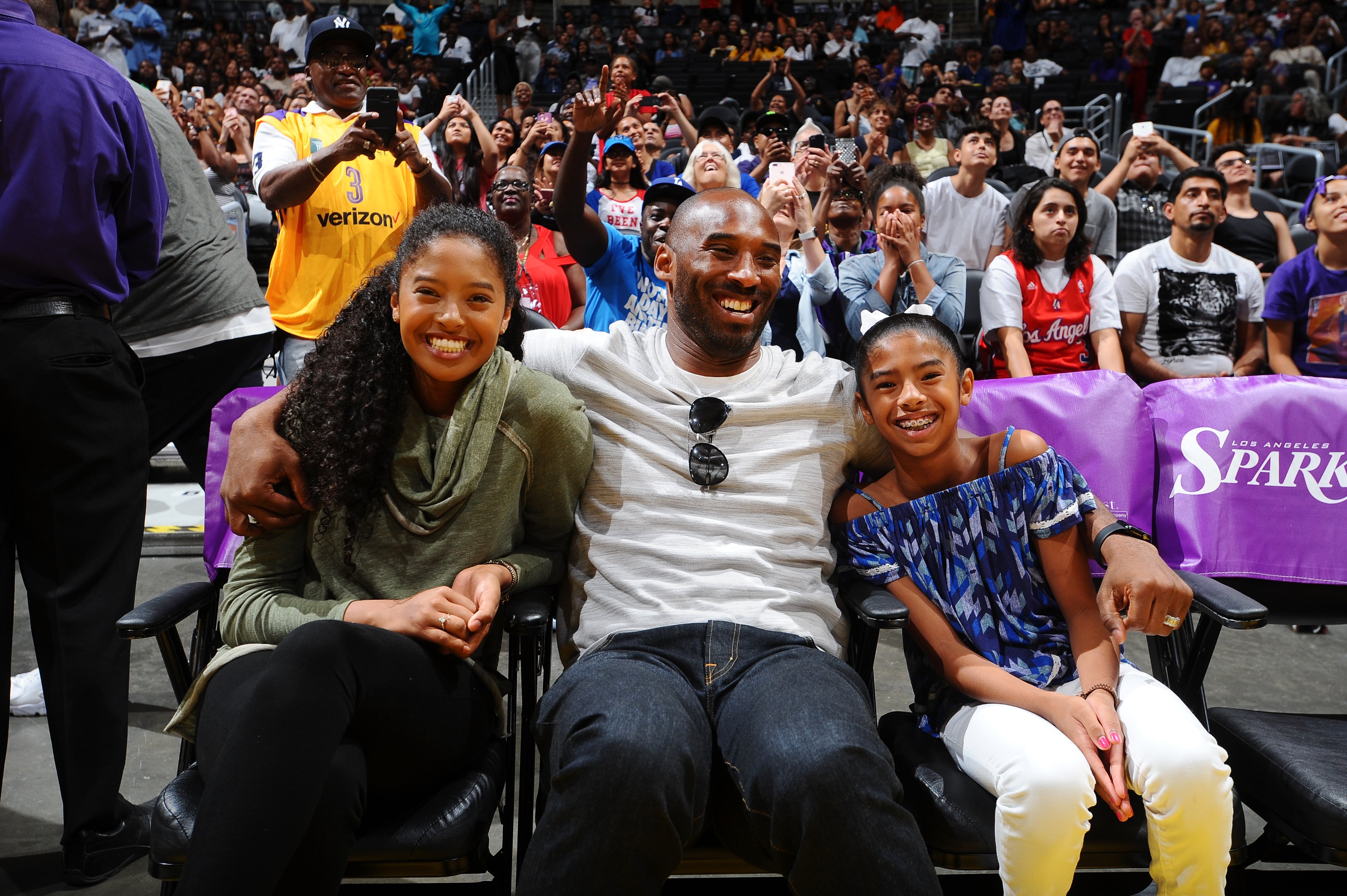 Image Source: Getty Images/Kobe with Nani and Gigi