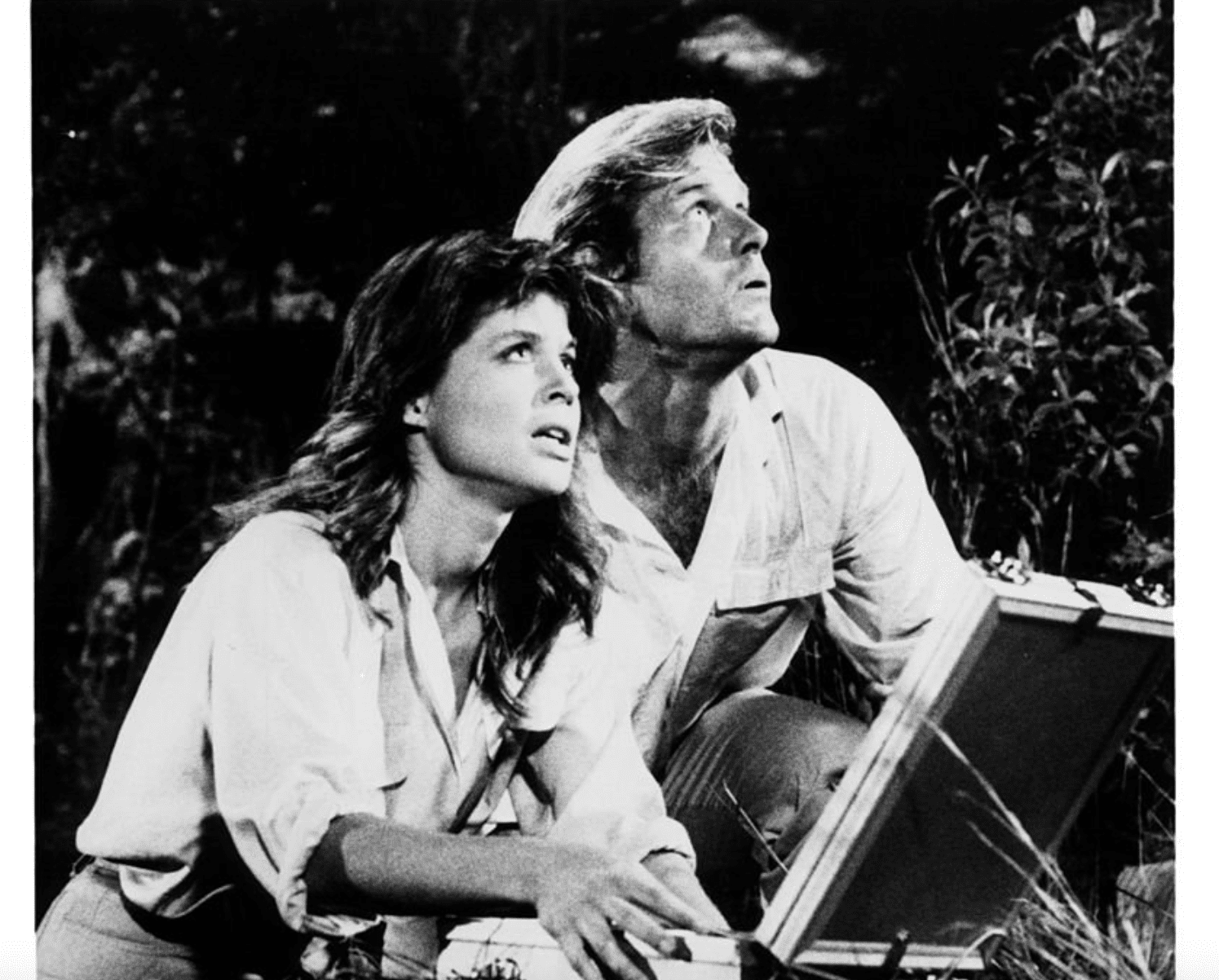 Image Credits: Getty Images / Michael Ochs Archives | Actress Linda Hamilton and actor Brian Kerwin the movie "King Kong Lives ", circa 1986.