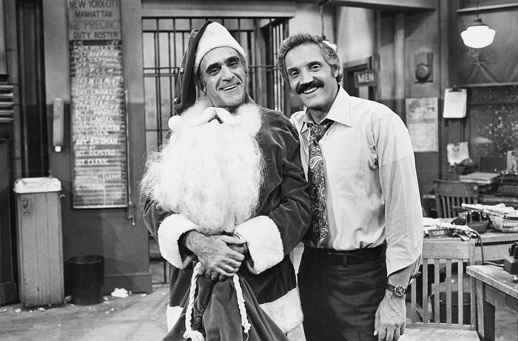 Image Credit: Getty Images / Abe Vigoda, Hal Linden on set for Barney Miller. Image Credit: Getty Images / Abe Vigoda, Hal Linden on set for Barney Miller.