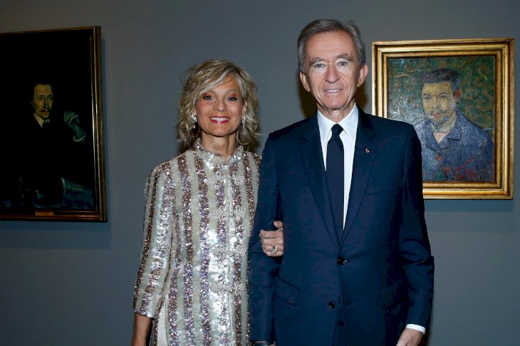 Image Credits: Getty Images / Bertrand Rindoff Petroff | Bernard Arnault and his wife Helene Arnault attend the "Icones de l'Art Moderne, La Collection Chtchoukine".