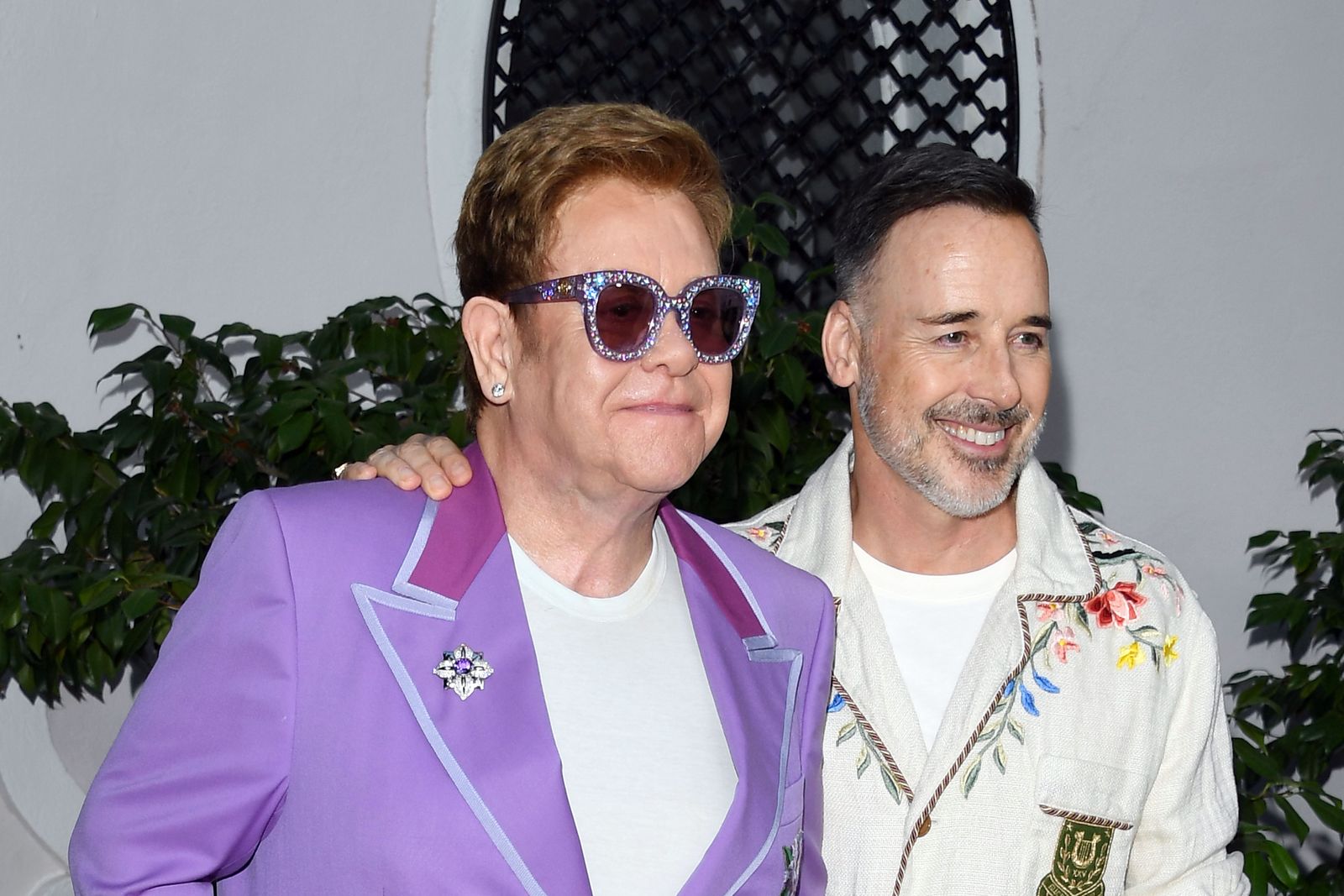 Elton John and David Furnish/Photo:Getty Images