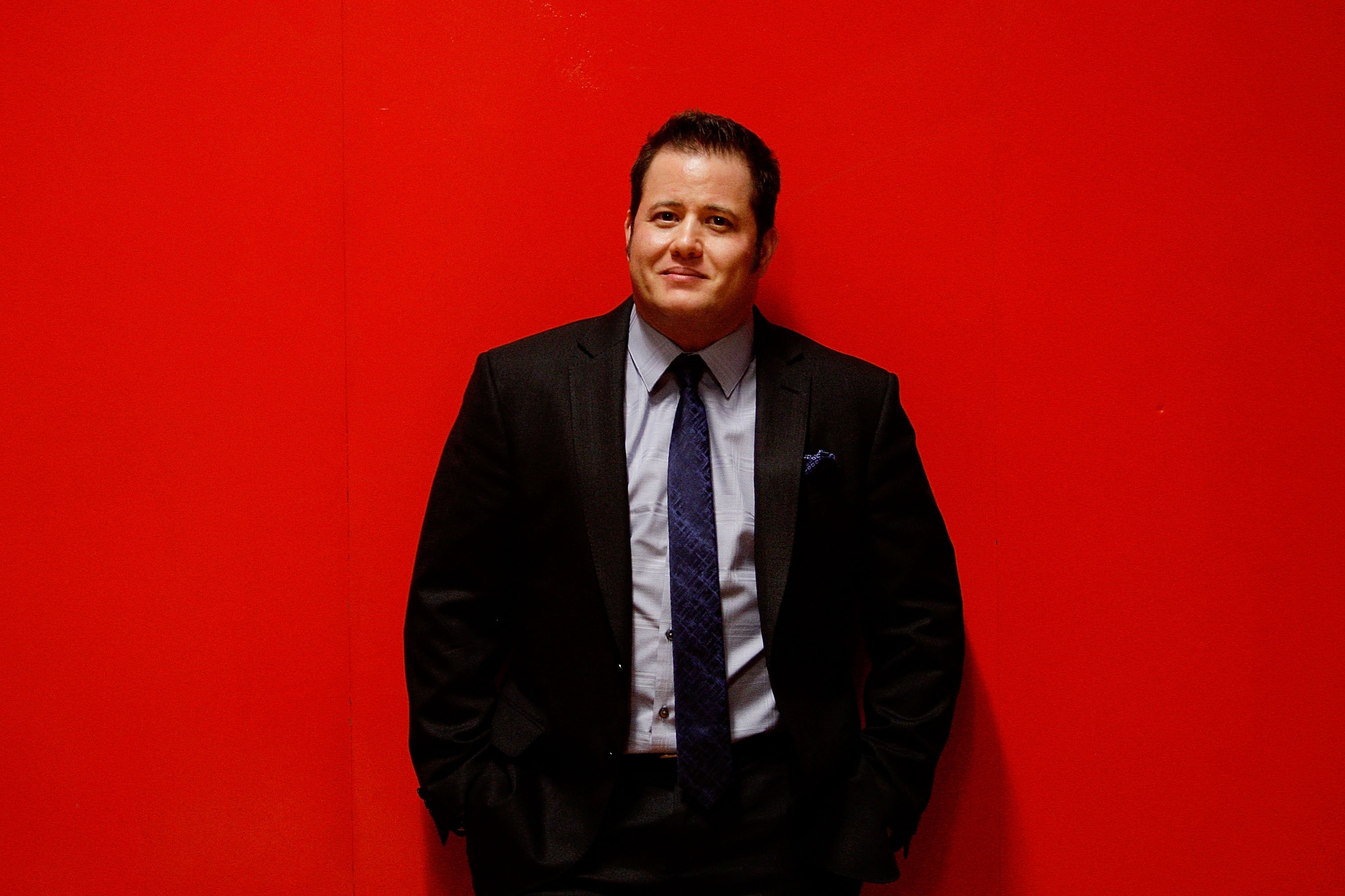 Image Source: Getty Images/Chaz Bono posing for the camera Image Source: Getty Images/Chaz Bono posing for the camera