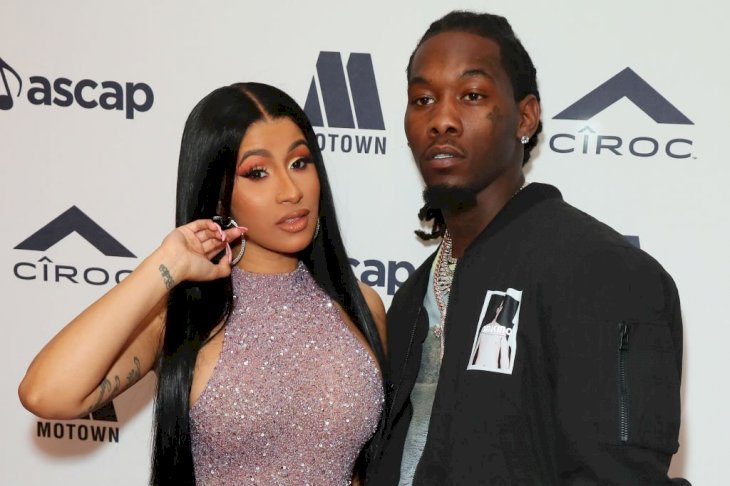 Image Credit: Getty Images / Cardi B and her former husband, Offset are photographed.