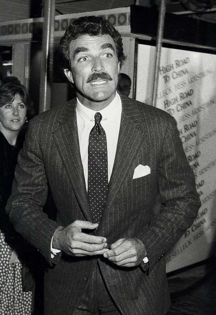 Image Credits: Getty Images | Black and White Portrait of Tom Selleck