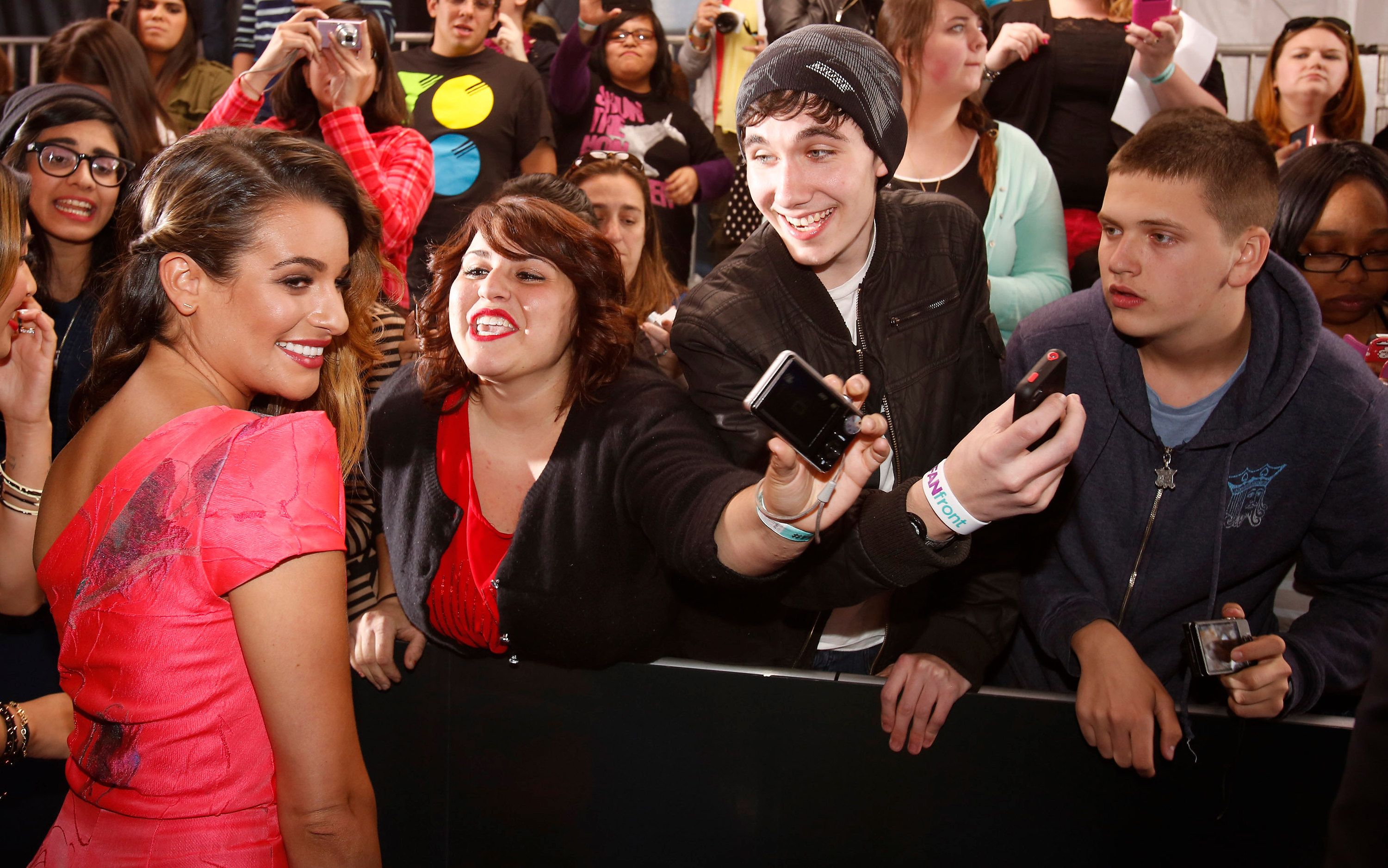 Lea Michele isn't very friendly with her fans / Getty Images Lea Michele isn't very friendly with her fans / Getty Images