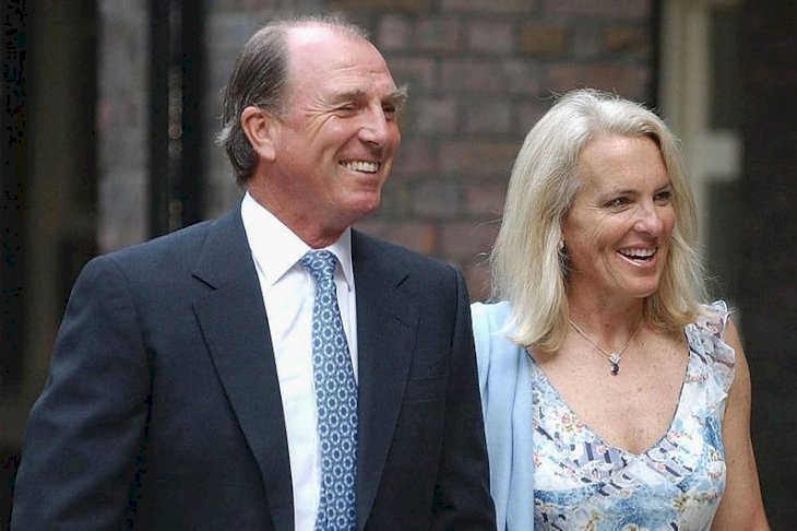 Image Credits: Getty Images / ROTA | Captain Mark Phillips and his wife Sandy smile on their way to the chapel at Kensington Palace on July 31, 2004 in London. Lady Divina Windsor, the 26-year-old 20th in line to the throne wed 33 year-old Maori renovator Gary Lewis, a former sheep shearer from Gisbourne, New Zealand. Image Credits: Getty Images / ROTA | Captain Mark Phillips and his wife Sandy smile on their way to the chapel at Kensington Palace on July 31, 2004 in London. Lady Divina Windsor, the 26-year-old 20th in line to the throne wed 33 year-old Maori renovator Gary Lewis, a former sheep shearer from Gisbourne, New Zealand.