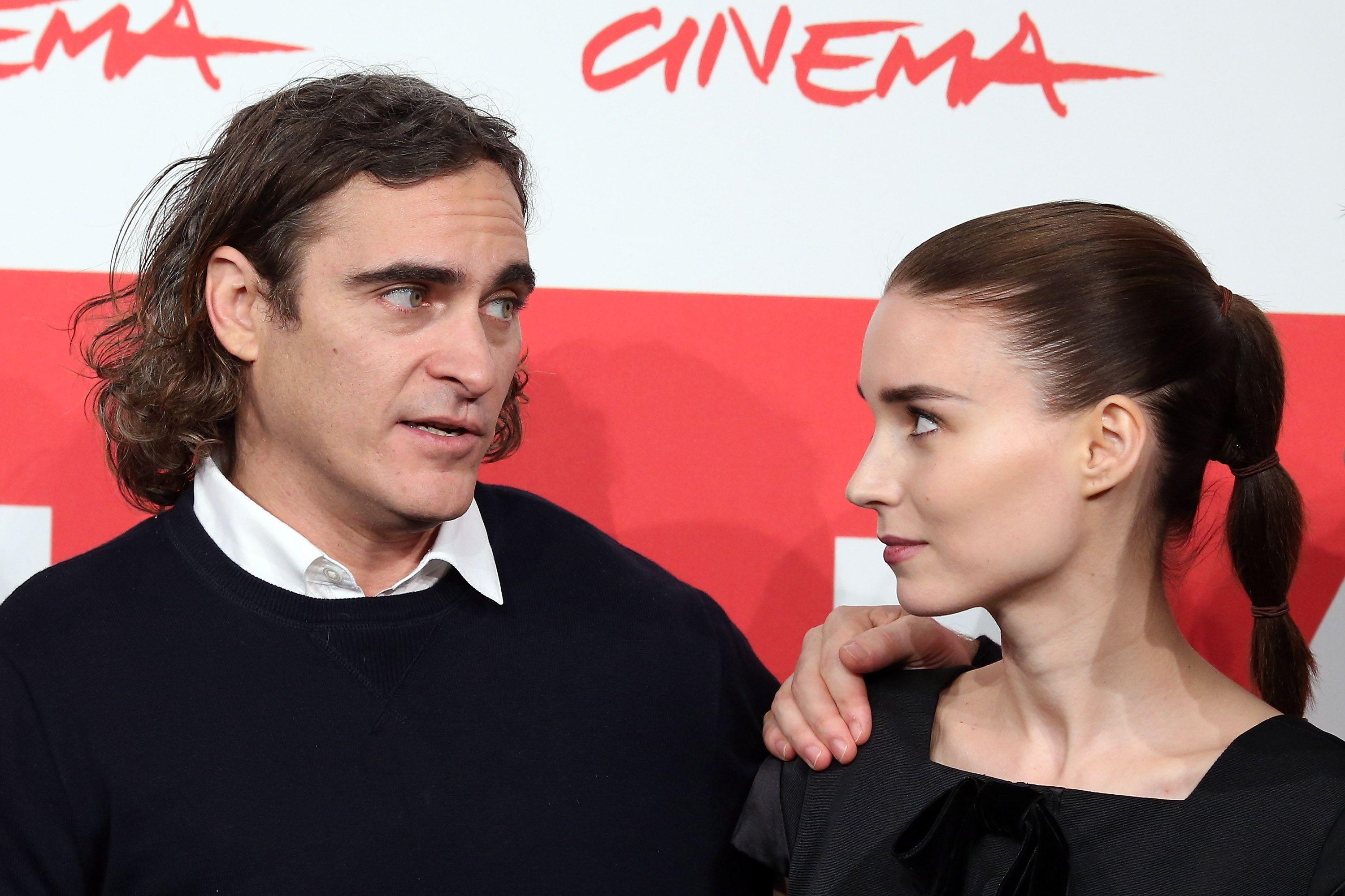 Joaquin Phoenix and Rooney Mara 2018 Rome