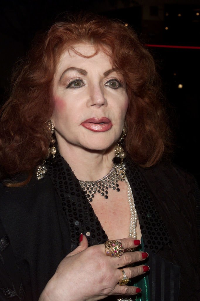 Image Credits: Getty Images / Kevin Winter / ImageDirect | Jackie Stallone at the premiere of 'Get Carter' at the Bruin Theater, Westwood, California.