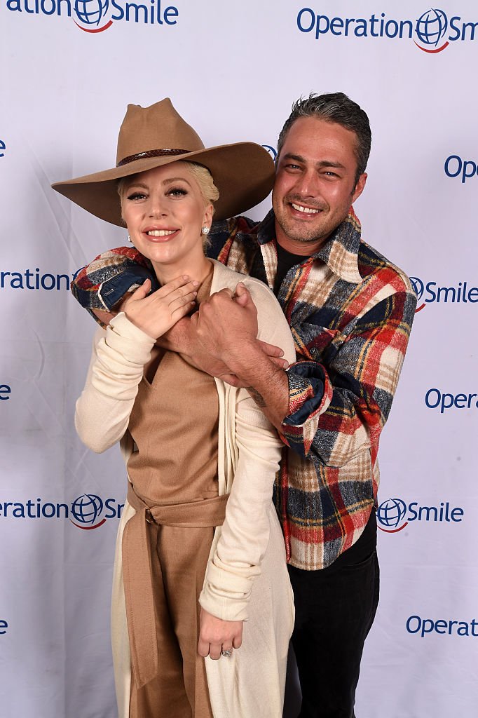 Image Source: Getty Images/Fred Hayes/Lady Gaga and Taylor Kinney pose at Tupelo on March 12, 2016 in Park City, Utah