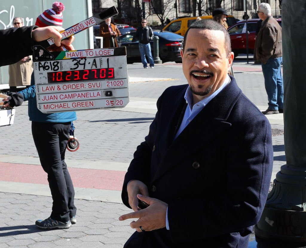 Image Credit: Getty Images / Ice T is seen on set of 'Law and Order: Special Victims Unit' on March 06, 2020 in New York City. Image Credit: Getty Images / Ice T is seen on set of 'Law and Order: Special Victims Unit' on March 06, 2020 in New York City.
