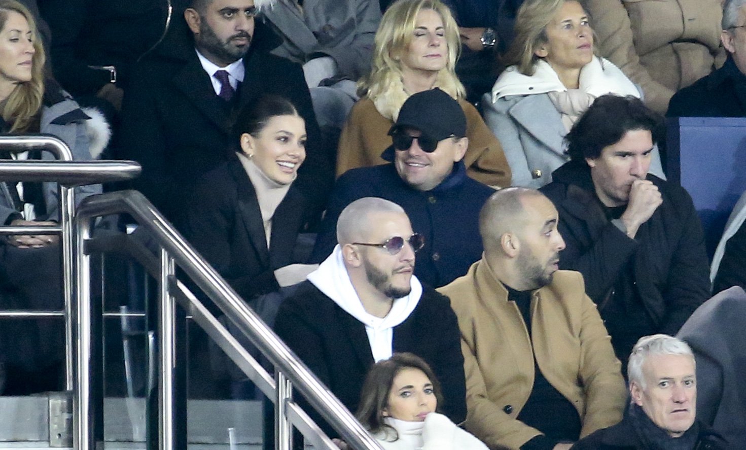 Image Source: Getty Images| Leo with Camilla Morrone