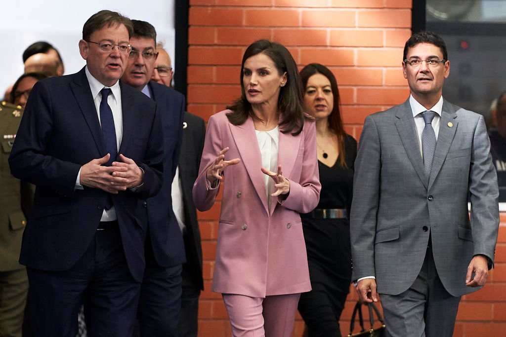 Image Credit: Getty Images/Fotopress | Queen Letizia of Spain alongside fellow leaders.