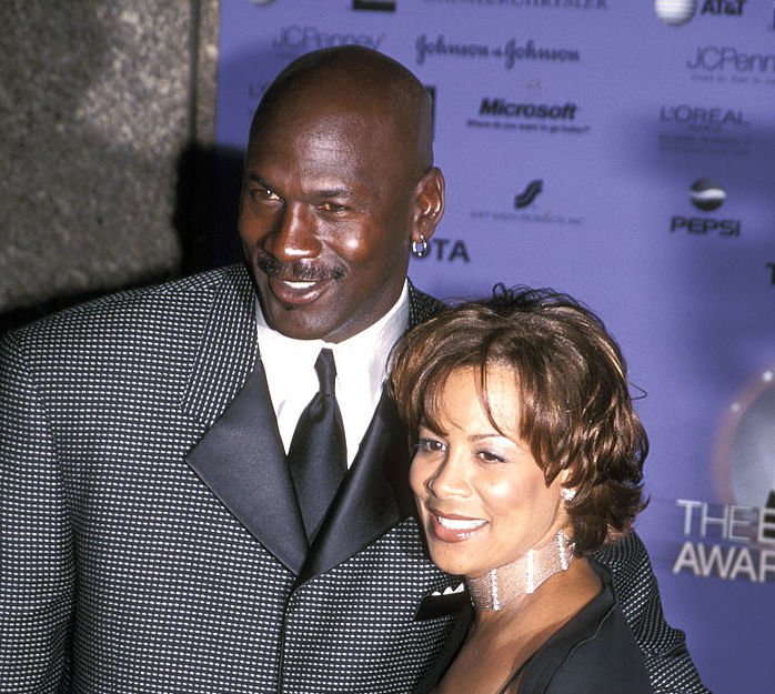 Image Credit: Getty Images / Basketball player Michael Jordan and wife Juanita Vanoy attend the "2000 Essence Awards" on April 14, 2000 at Radio City Music Hall in New York City, New York.