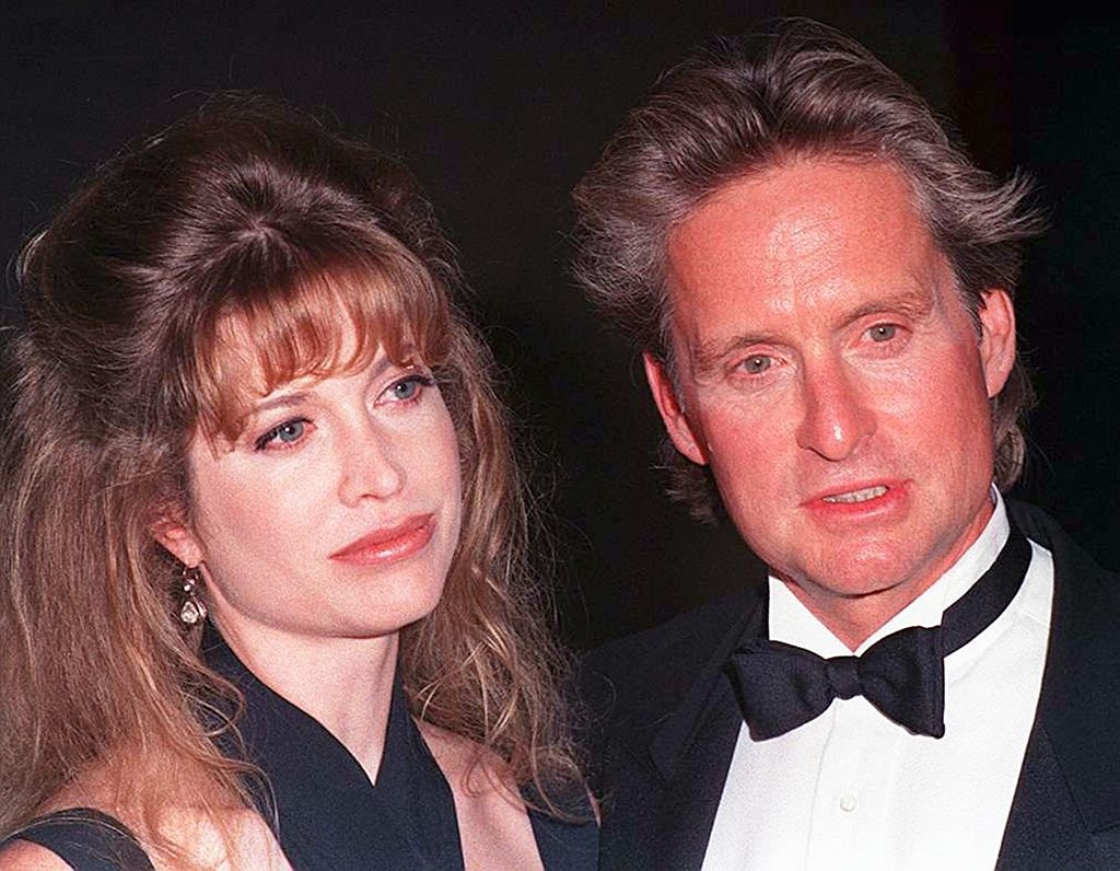 Image Credit: Getty Images / American actor Michael Douglas with his wife Diandra at the American Cinematheque's Eighth Annual Moving Picture Ball in Los Angeles, California, 29th September 1993.