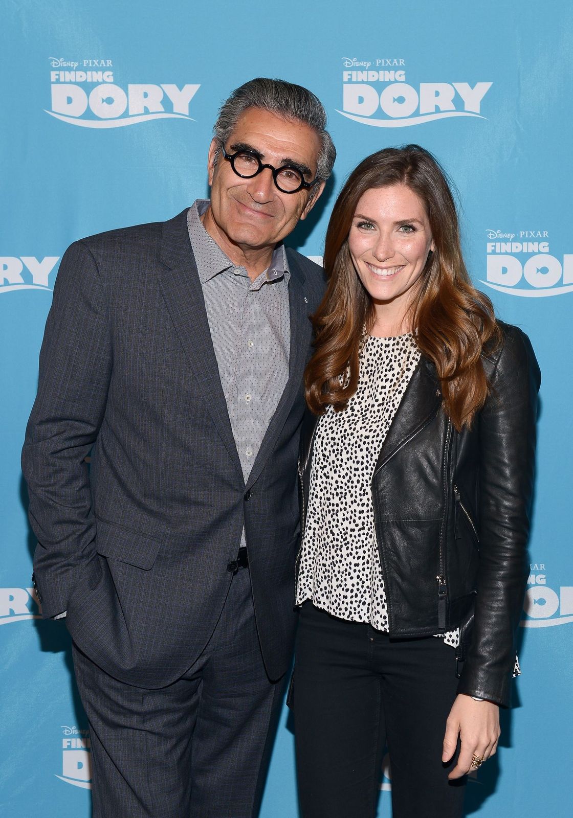 Eugene Levy and Sarah Levy attending a Finding Dory premiere/Photo:Getty Images