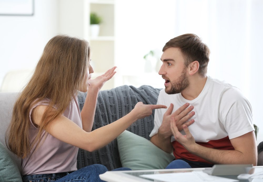 Couple arguing | Shutterstock