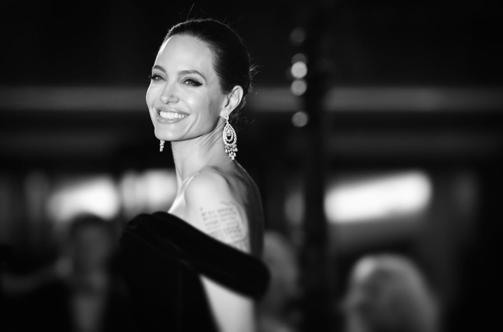 Image Credit: Getty Images/WireImage/Mike Marsland | Jolie at the EE British Film Academy Awards