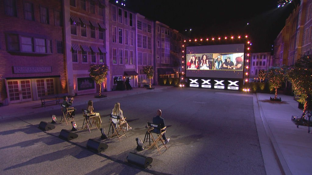 Image Credit: Getty Images / America's Got Talent - Season 15, Pictured in this screen grab: (l-r) Howie Mandel, Heidi Klum, Sophia Vergara, Simon Cowell.