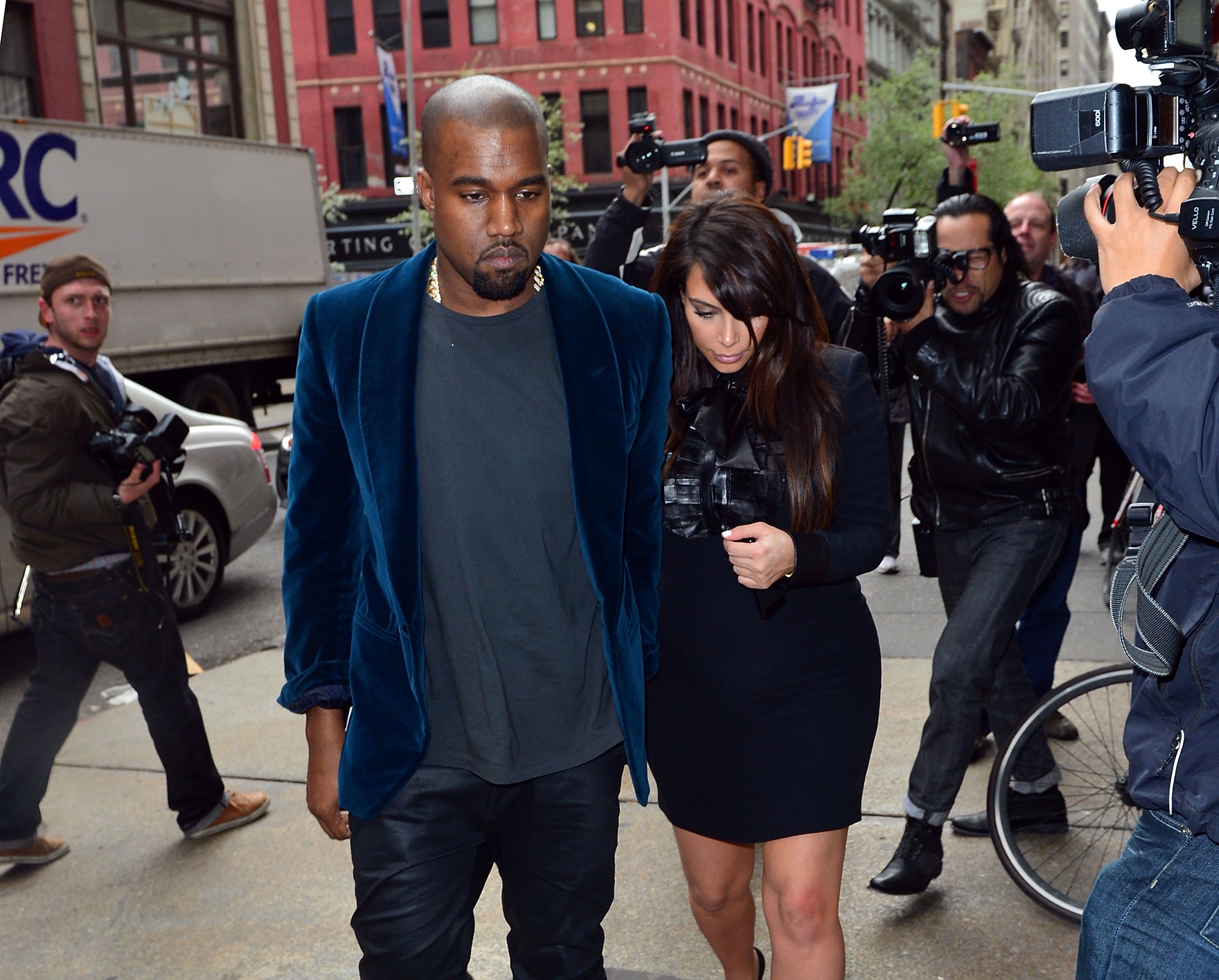 Kanye West and Kim Kardashian / Getty Images Kanye West and Kim Kardashian / Getty Images