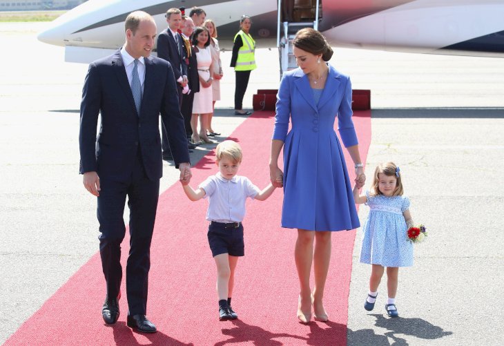 Image Credit: Getty Images / Kate Middleton with her husband, Prince William, and their children, Prince George and Princess Charlotte.