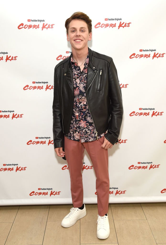 Image Credit: Getty Images/Getty Images for Sony Pictures Television/YouTube Originals/Michael Kovac | Jacob at the premier of Cobra Kai