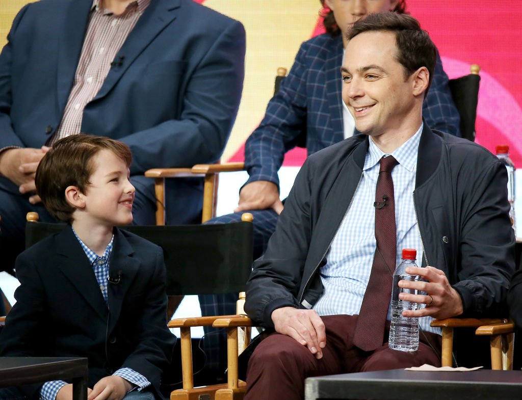 Image Credit: Getty Images / Iain Armitage (L) and Jim Parsons of 'Young Sheldon' speak onstage during the 2017 Summer TCA Tour - CBS Panels held at Various Locations on August 1, 2017 in Los Angeles.