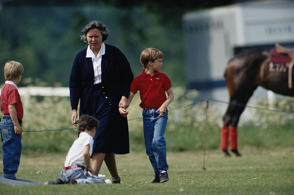 Image Credits: Getty Images / Tim Graham Photo Library | Jessie Webb with William and Harry