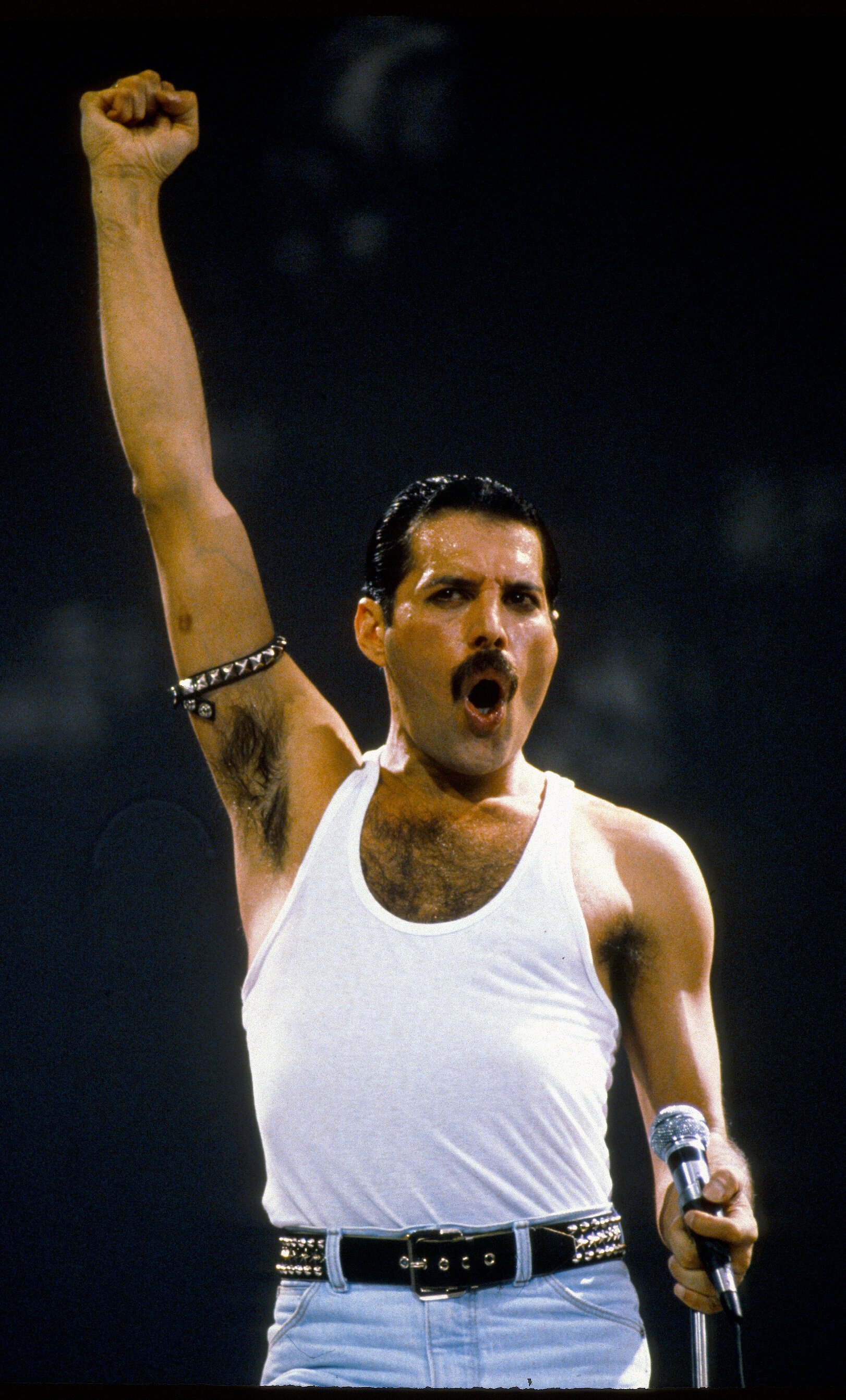 Image Credit: Getty Images/Anwar Hussein | Queen at Live Aid 1985